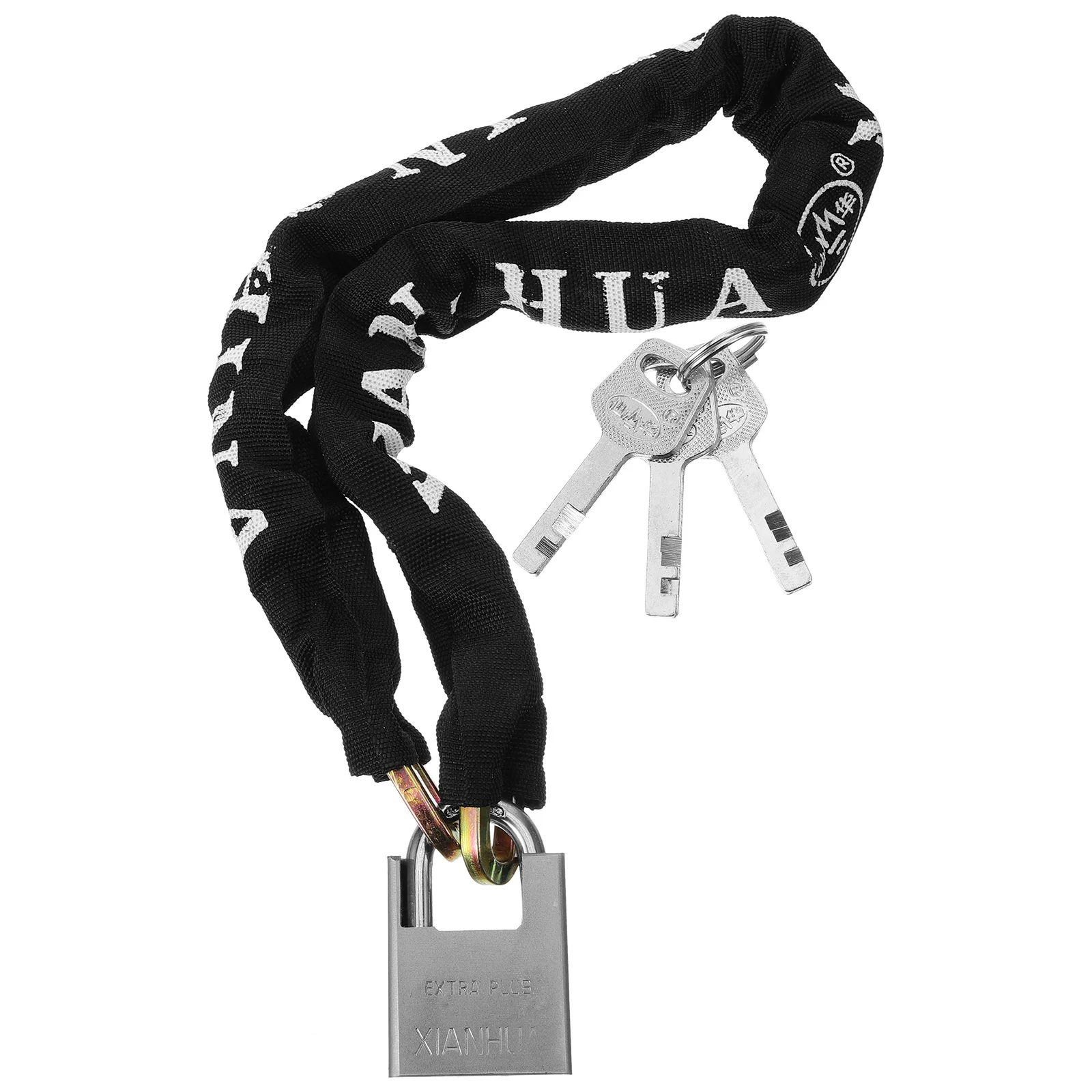 

1Pc Lock Anti-theft Lock Chain Iron Chain Electric Car Motorcycle Lock(08m Black) Steel Cable Lock Horseshoe Lock