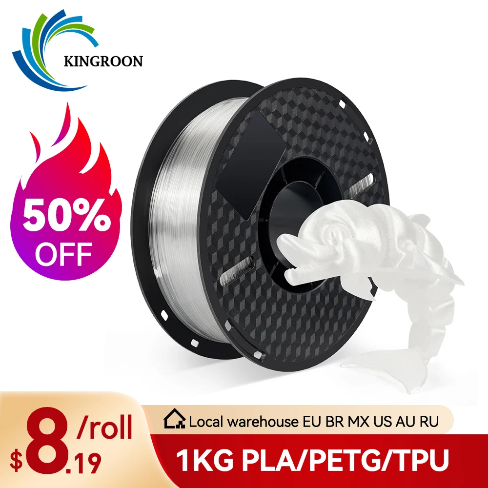 엉킴 없는 3D 인쇄 필라멘트 – 블랙 TPU, 95A 경도, 1kg, 1.75mm, PLA 및 PETG 호환