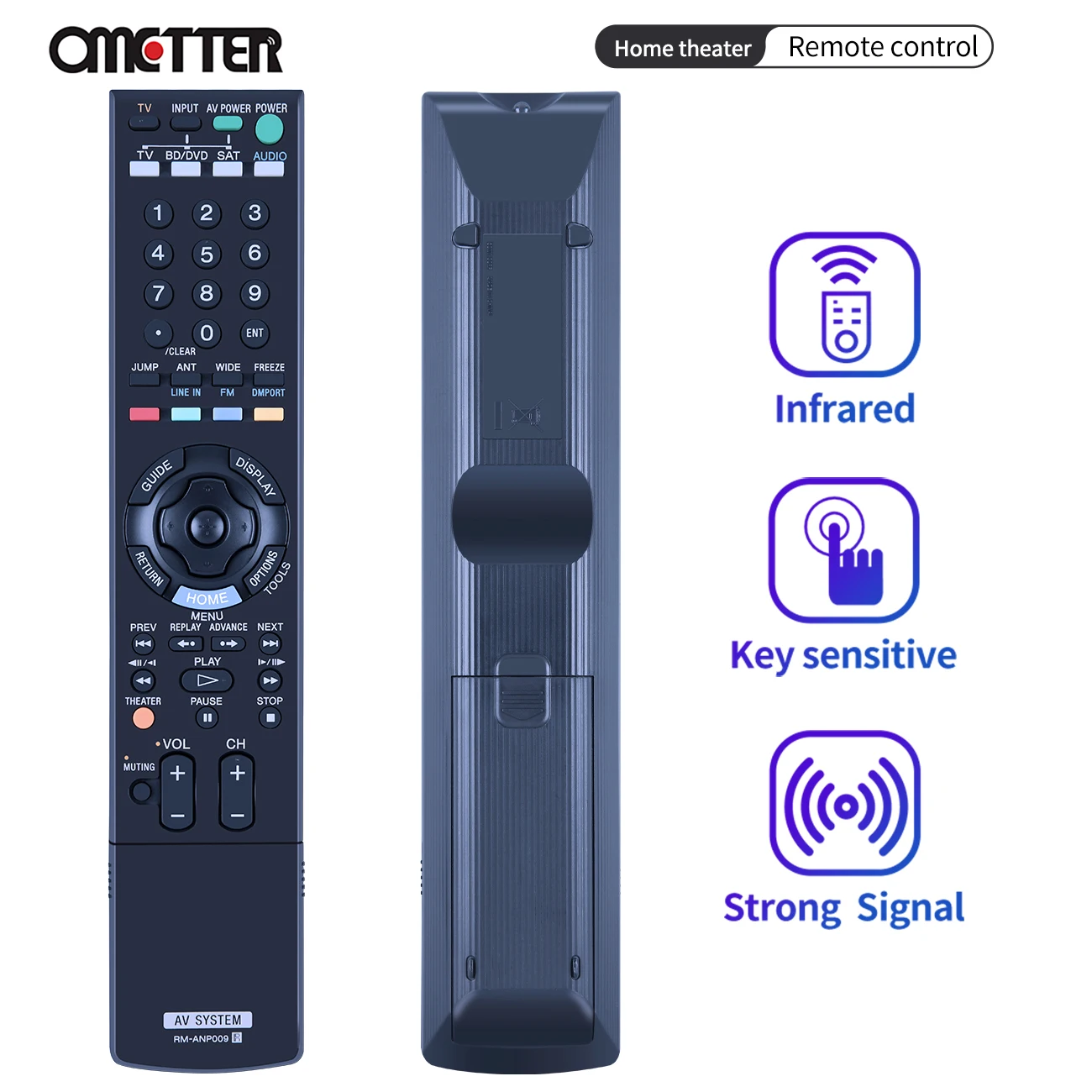 

Оригинальный телефон для Sony AV система дистанционного управления RM-ANP009 RHTS10 Fernbedienung