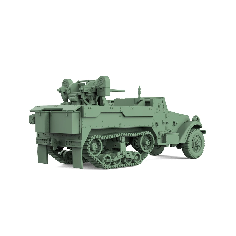 

1/220 1/160 1/400 1/87 SSMODEL SS553 Железнодорожная военная модель, комплект США, множественная моторная карета для пистолета M13 SPAA