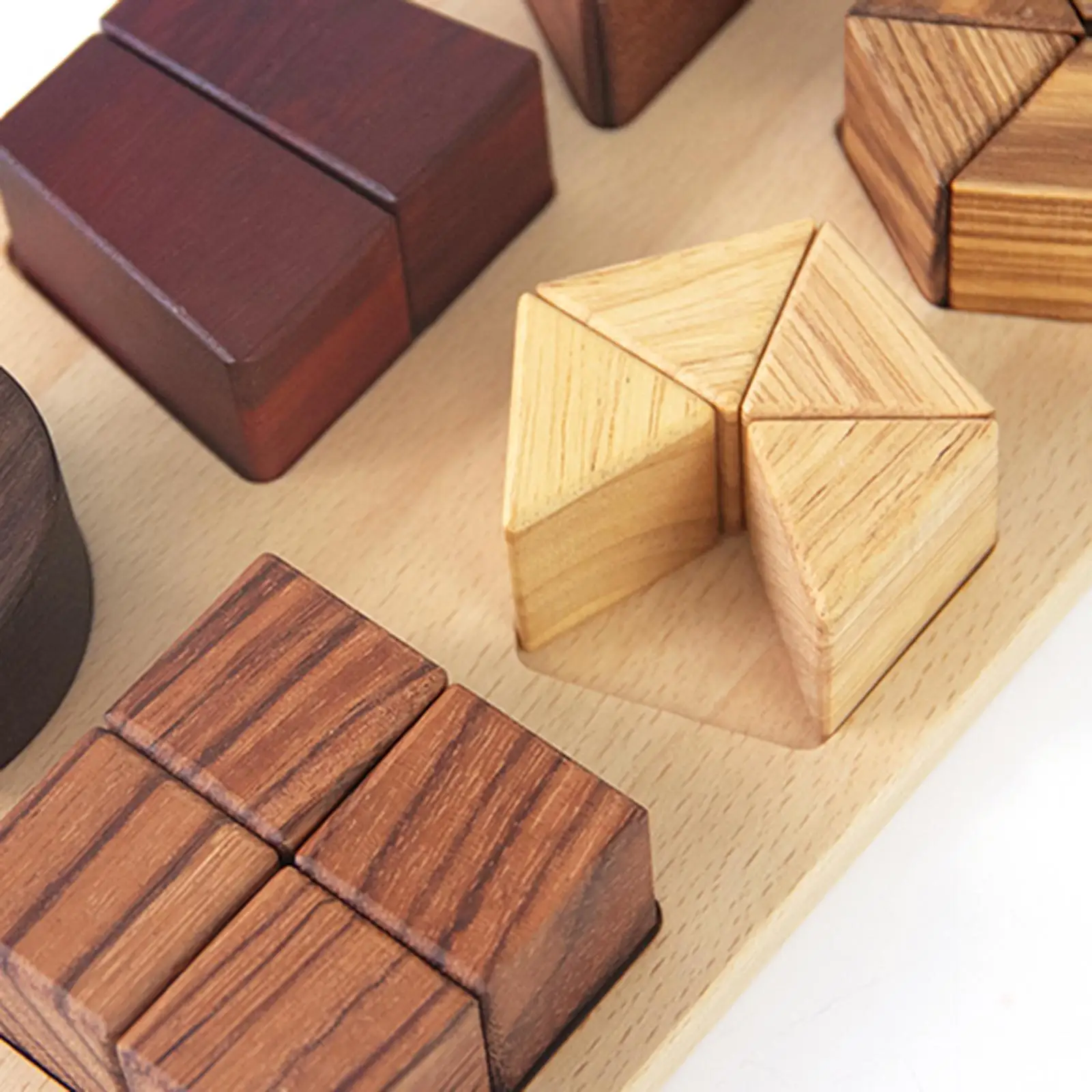 Wooden Shape Sorter Geometry Board Toys for Boys Toddlers 3 4 5 6 Years Old