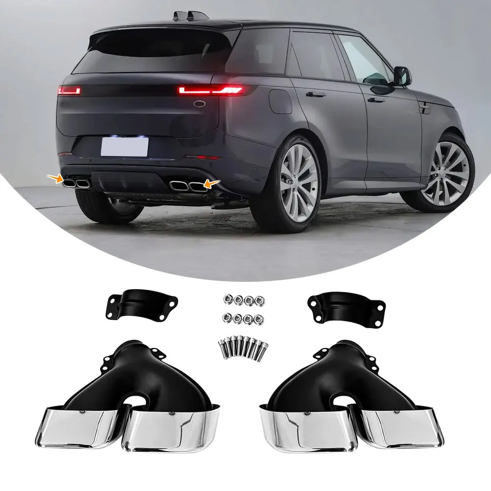 Exhaust Tailpipe for Range Rover Sport L461 Stainless Steel Muffler Exhaust Tailpipe Exhaust System