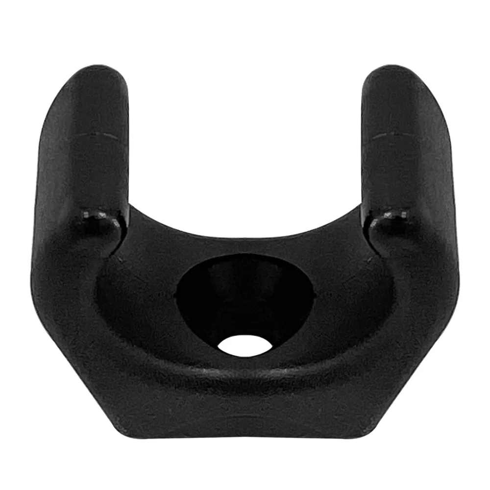 Black Nylon Pipe Clamp Marine Boat Yacht Fitting Hardware Loop Bracket Durable Anti Corrosion Tube Mounting Pipe Fastener