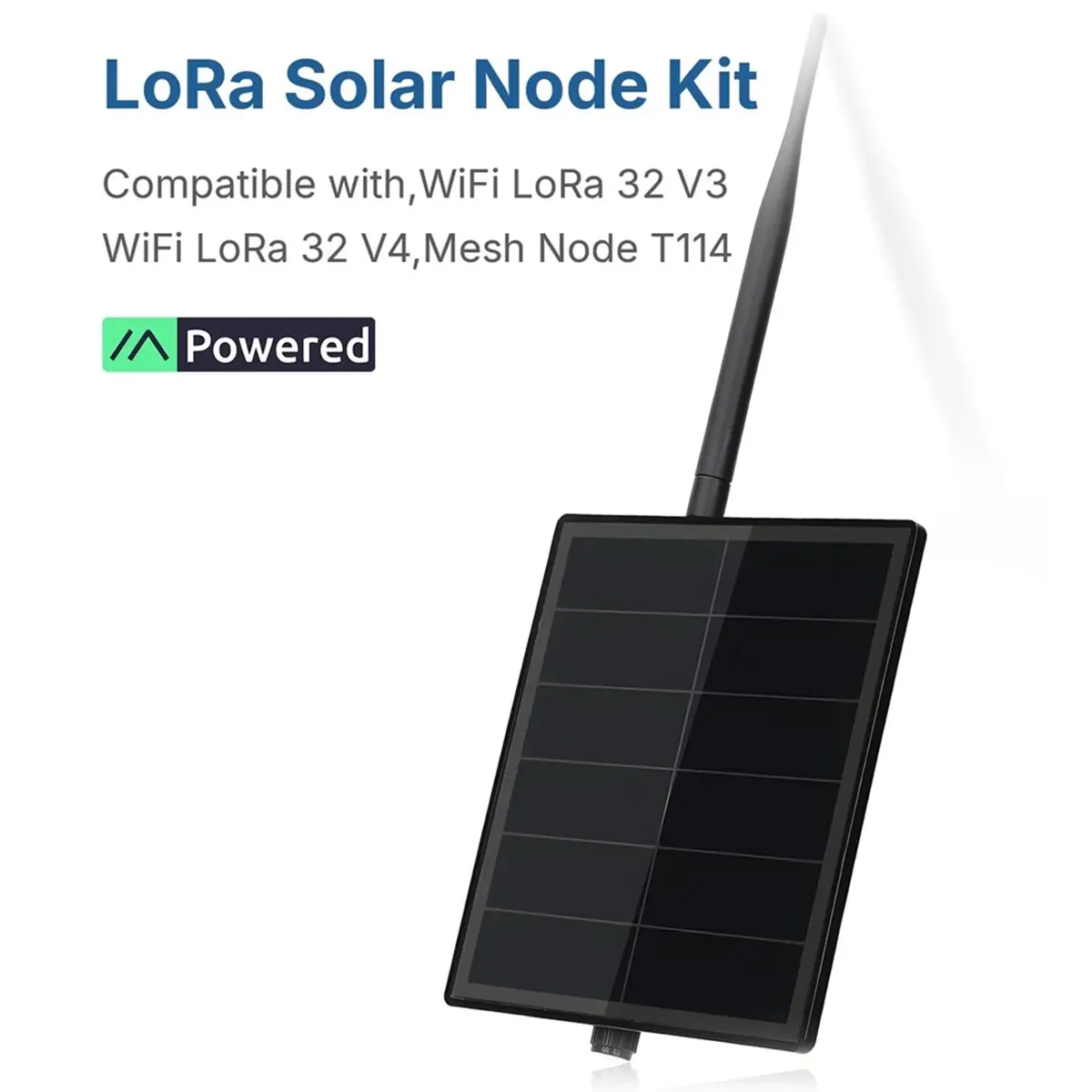 2026 New Solar-Powered Repeater Kit for Dev-Board Waterproof Enclosure Outdoor Meshtastic/MeshCore with Mesh Node T114 868Mhz