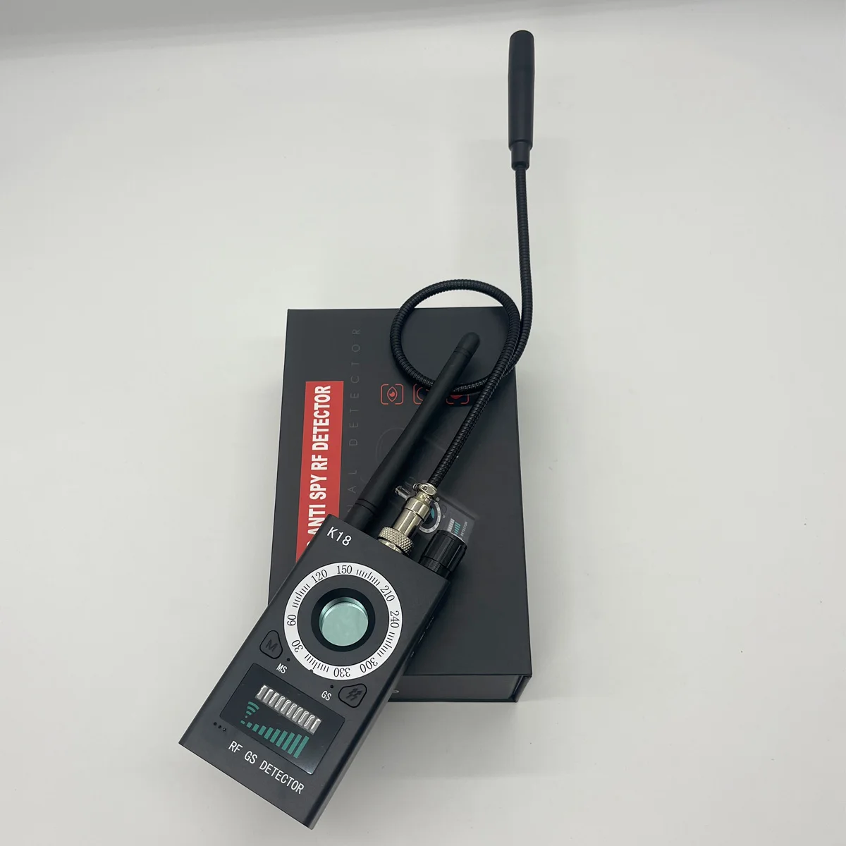 

K18 Anti - Spy Device, Bug & Camera Detector, Detect GPS Trackers & Wireless Signals RF Signal Scanner Hidden Camera Detector