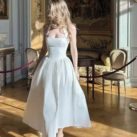 white long summer dress Channel Your Inner Boho Goddess with our Stunning Bohemian – Trendy ShopLand Size:3X 18/20 with a loose fit Summer Mae Smocked Maternity vestido de novia encaje corsé