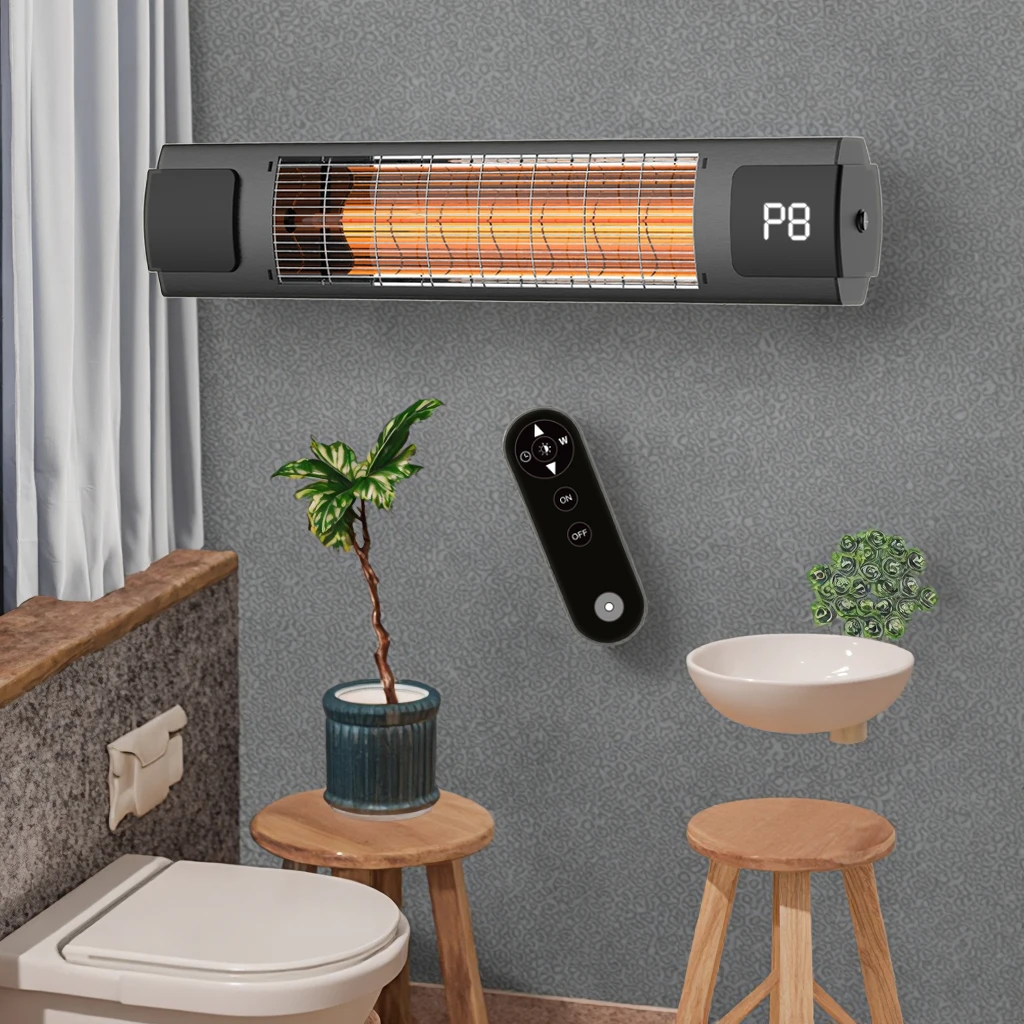 سخان سطح المكتب الكهربائي للاستخدام المنزلي في الشتاء فعال لغرفة المعيشة والحمام والحديقة-نوع قابس الاتحاد الأوروبي والمملكة المتحدة