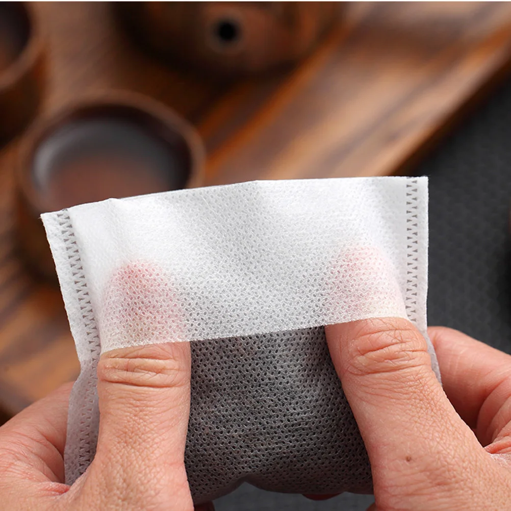 

100Pcs Packaging Bag Disposable Tea Filter Pouch Thick Leak Proof for DIY Herbal Tea Scented Blends Soup Concentrate Foot Soak