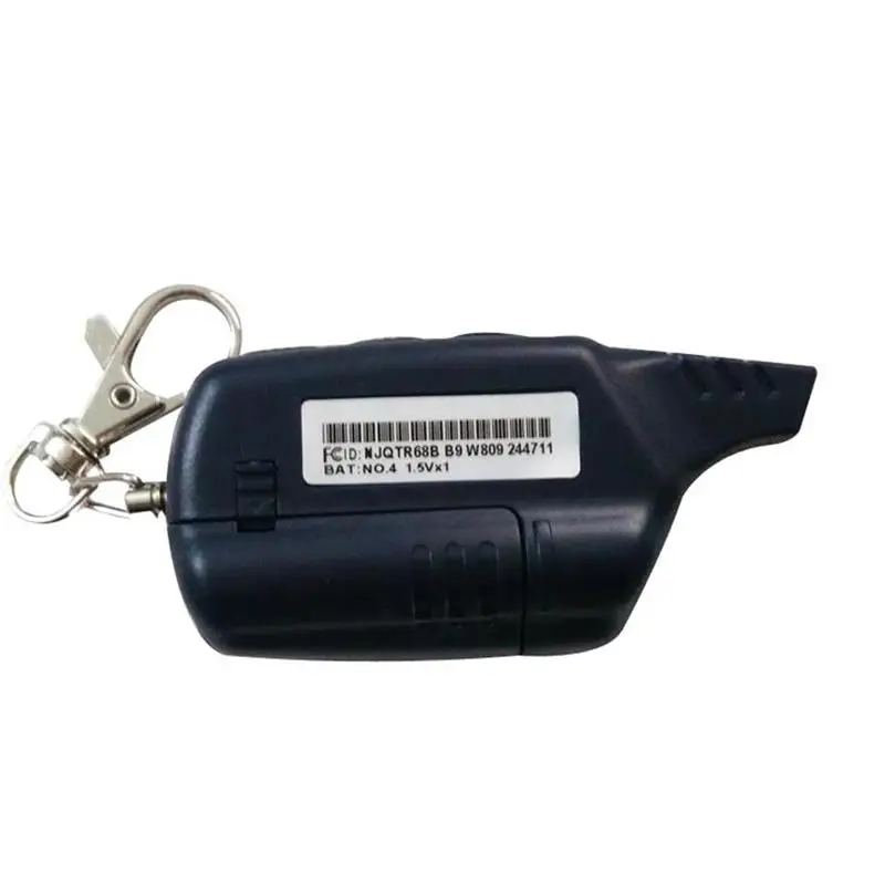 Wholesale Keychain B9 LCD Remote Control Engine Start For Russian Two Way Car Alarm System Starline B9 Twage Key chain