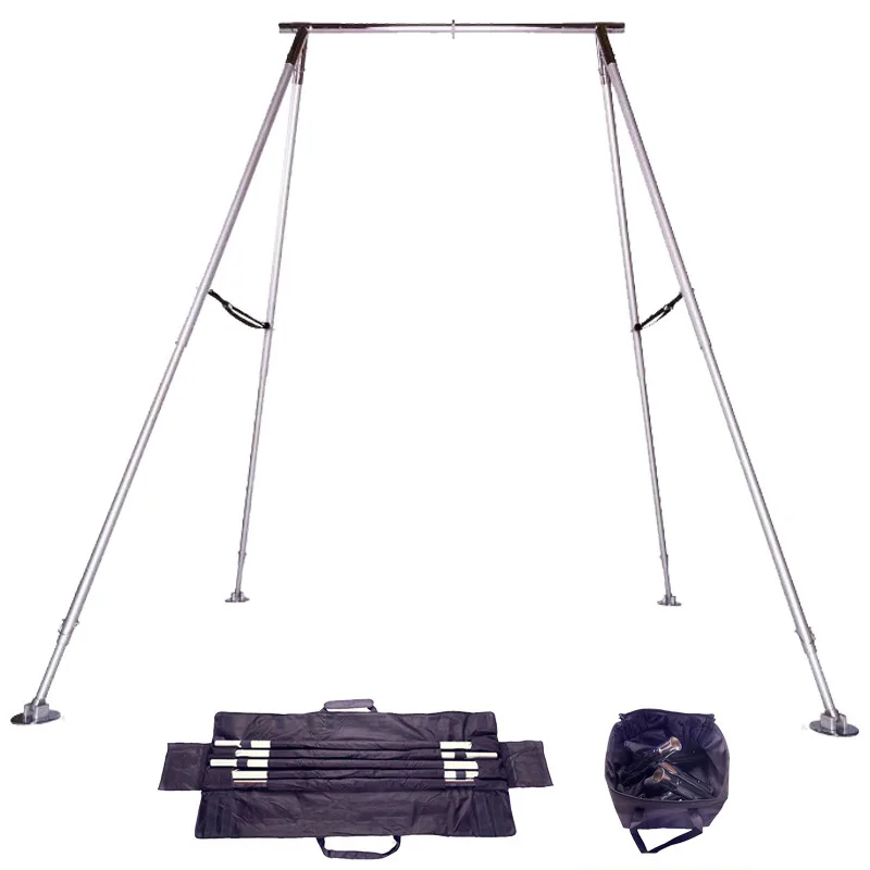 3.4 meters adjustable air yoga outdoor performance bracket, hanging ring, hammock, satin shelf, performance shelf outdoor