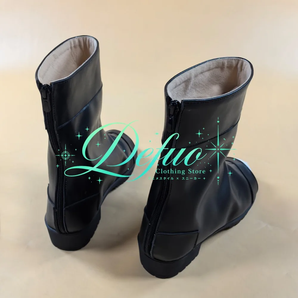 Sakura HarunoUzumaki Cosplay Shoes Black Bootsanime Performance Sandals, Unisex Men's and Women's Halloween Props