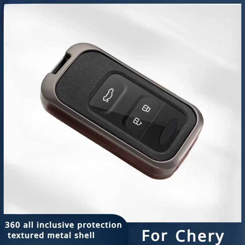 

Zinc Alloy Car Remote Key Case Cover Shell Fob For Chery Tiggo Arrizo 3 5X 4 8 Glx 7 2019 Protector Keychain Auto Accessories