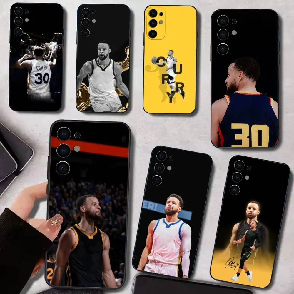 

S-Stephen Chef C-Curry Phone Case For Samsung S25,S24,S21,S22,S23,S30,Ultra,S20,Plus,Soft Silicone Black Cover