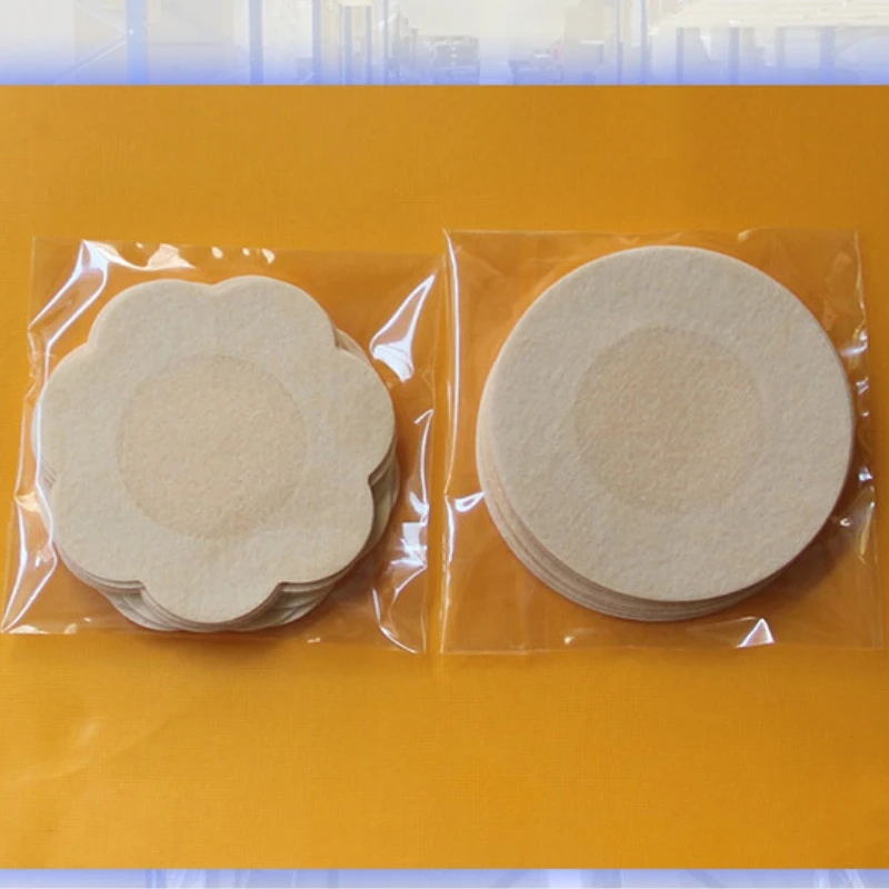 Women Summer Invisible Nipple Covers Pads Ultra Thin Fabric Chest Stickers Disposable Lift Pasties Daily Wear Intimate Underwear