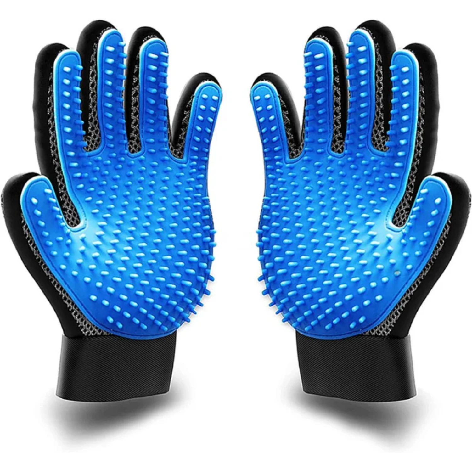 Pet Grooming Kit  Dog Cat Rabbit  2 Sided Grooming Brush Bath Cleaning Glove De-Shedding De-Matting Pet Hair