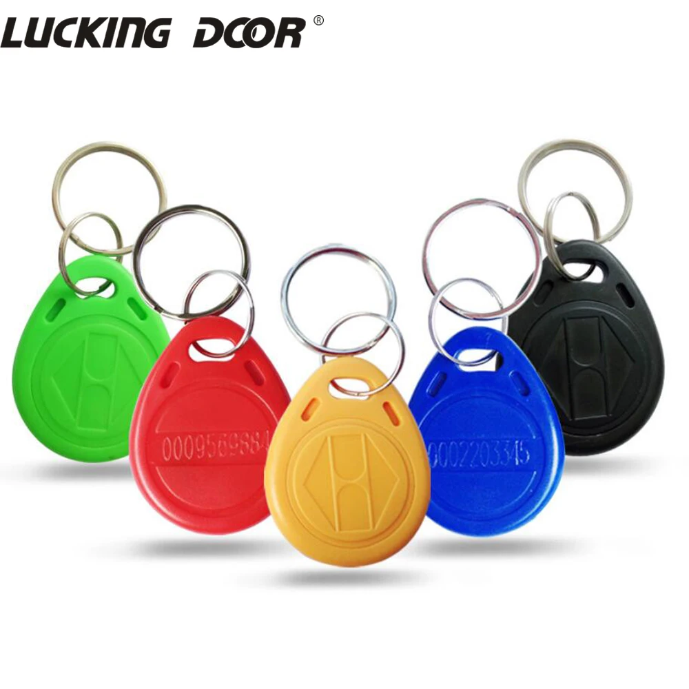 10Pcs EM4305 & T5577 Rewritable RFID Keyfobs - 125kHz Clone Proximity Badges for Access Control