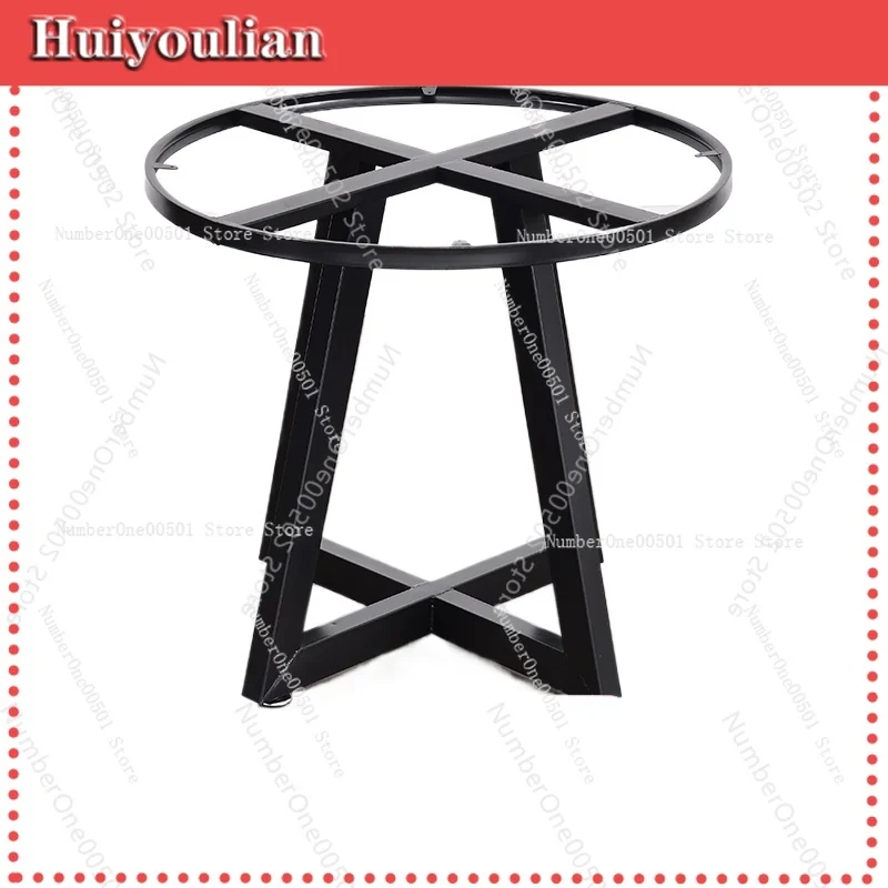 

Wrought iron rack bracket, dining foot, leg bracket, office meeting round table marble table foot iron rack