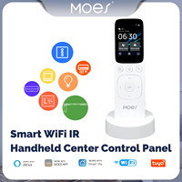 MOES Wifi Tuya Smart Central Control Panel Wireless Touch Screen Handheld IR Remote Controller For Home Appliance