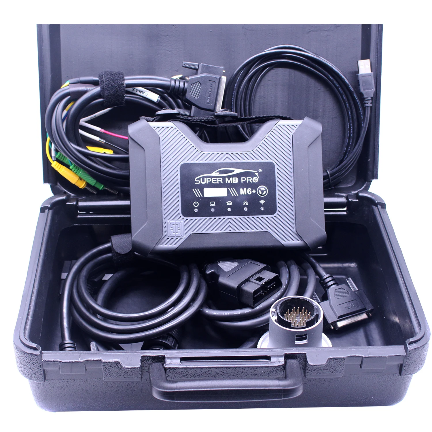 Super MB M6 Pro with 5 Cables for Benz  for Car/Trucks Diagnostic Tool for BMW APP MB Pro M6+ o.bd2 Diagnostic Tool