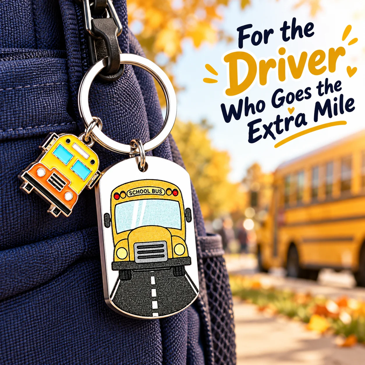 Bus Driver Appreciation Gifts For Men Women School Bus Driver Keychain Thank You Gifts For Back To School College First Day Of S