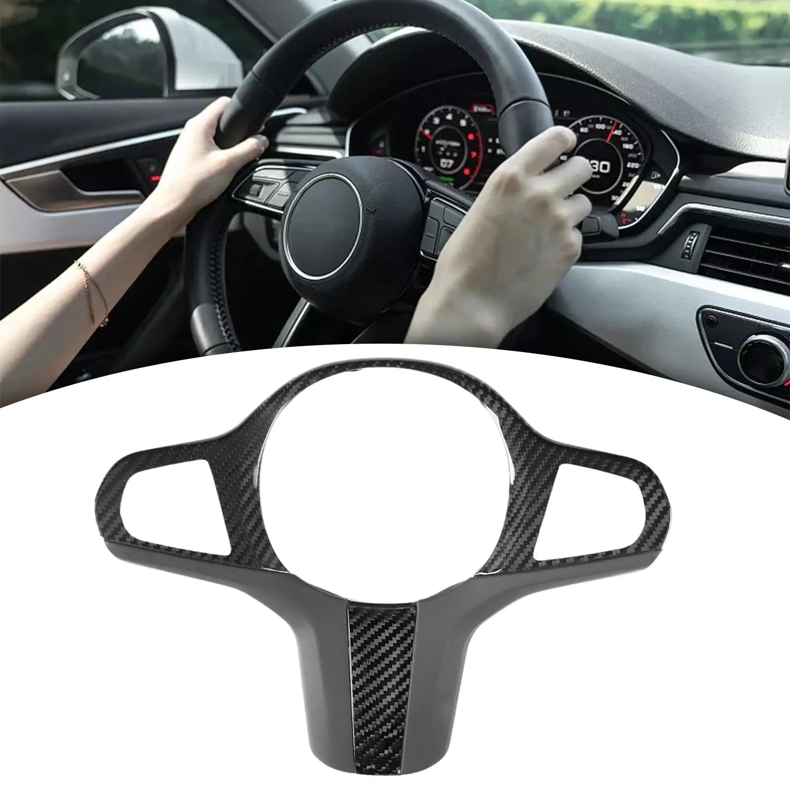 

Steering Wheel Frame Cover Trim Replace Parts for BMW M3 M4 2019-2023