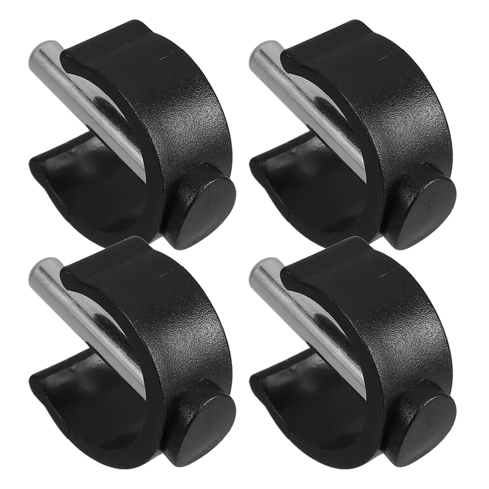 4Pcs Commode Chair C Clamp Lock Adjustable for 22Mm Tube Walker Canes Crutch Holder Replacement Pin Lock Nonskid