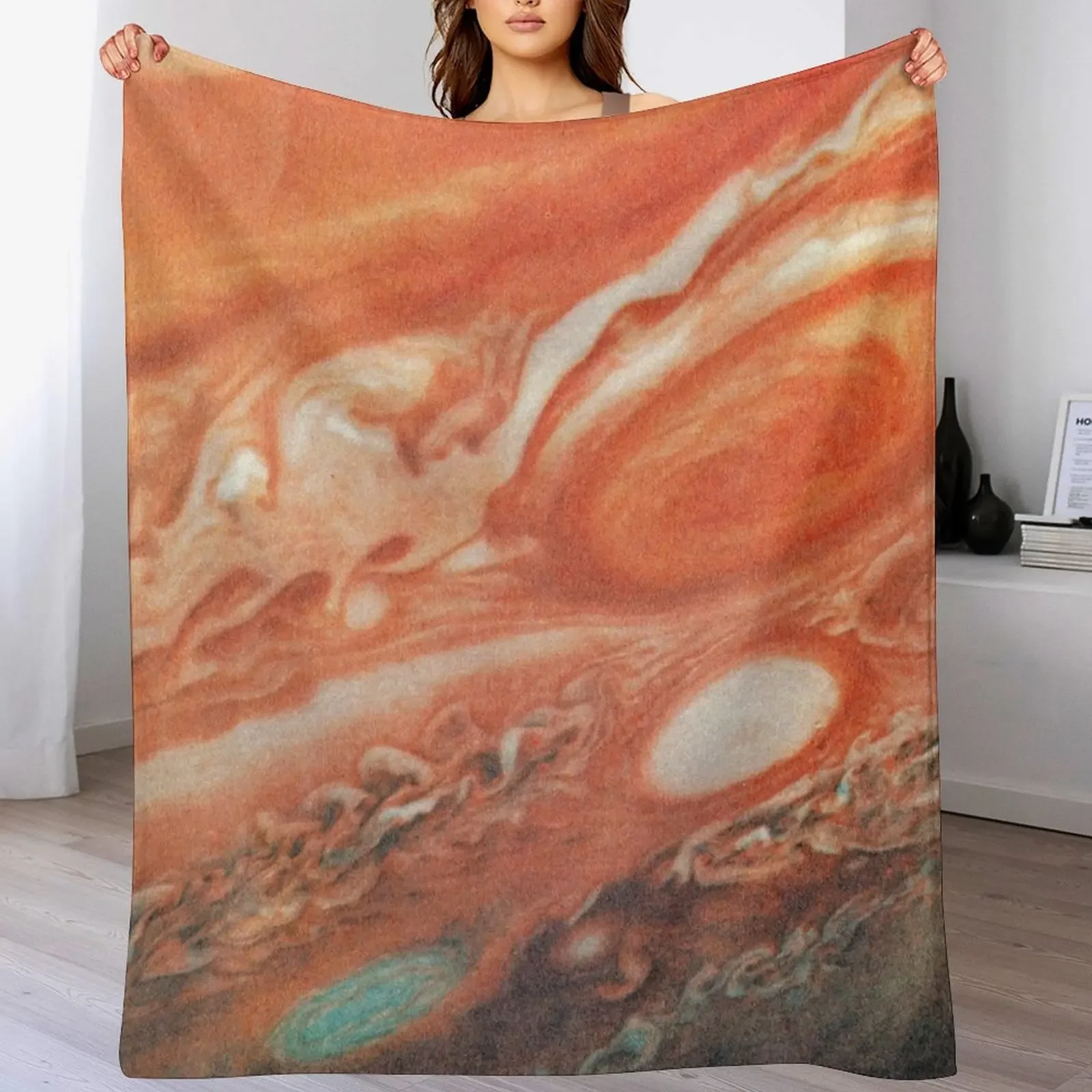 Jupiter Throw Blanket funny gift Large Decorative Sofas Blankets