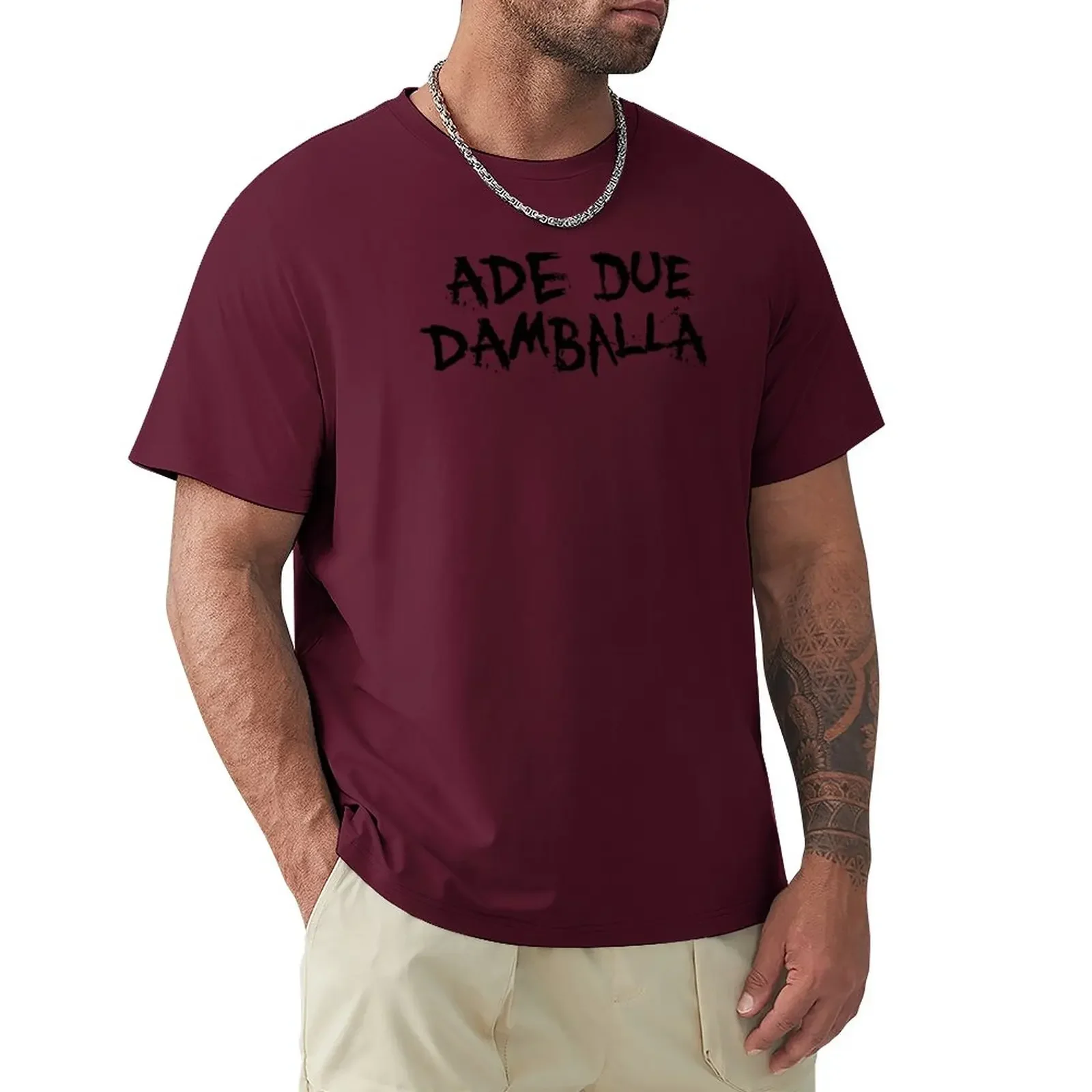 Ade Due Damballa T-Shirt korean fashion graphics anime clothes men clothings