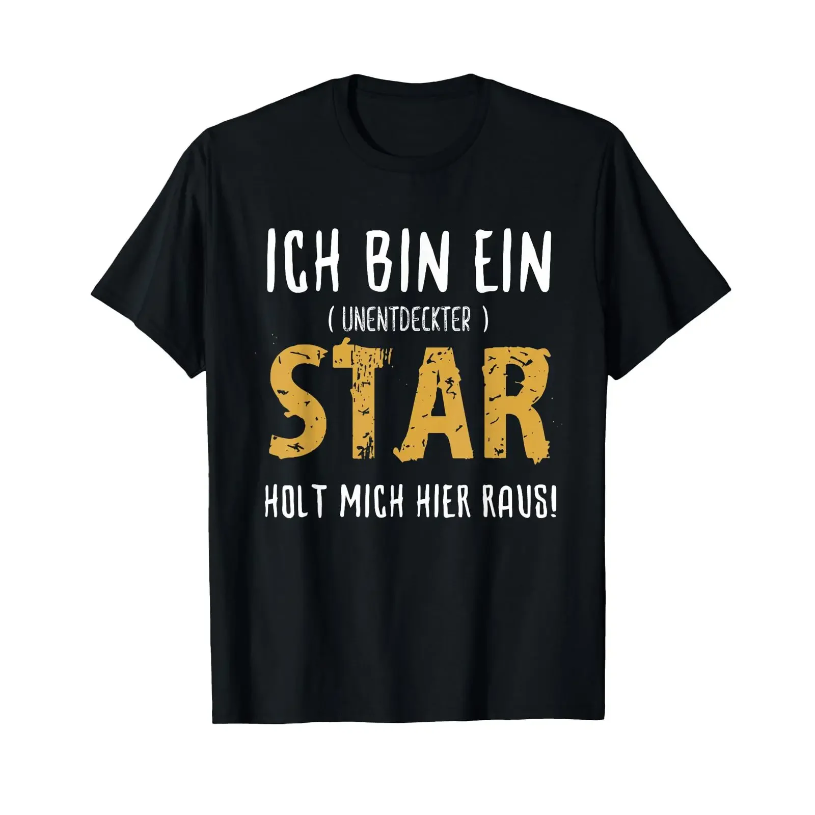 I'm an undiscovered star get me out of here T shirt vintage Washed designer clothes Unisex Breathable graphic homme Comfortable