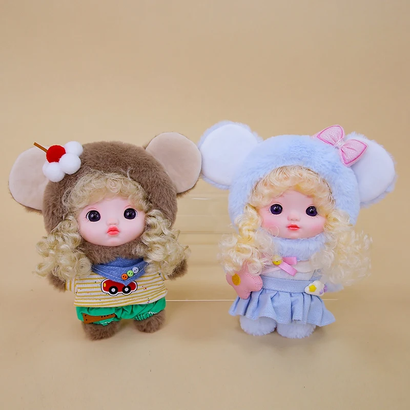 Modena Nana – porte-clés poupée en vinyle, tendance, couleurs Macaron, jouet en peluche Pvc, pendentif pour sac à dos, poupée confortable pour enfant, cadeau d'anniversaire