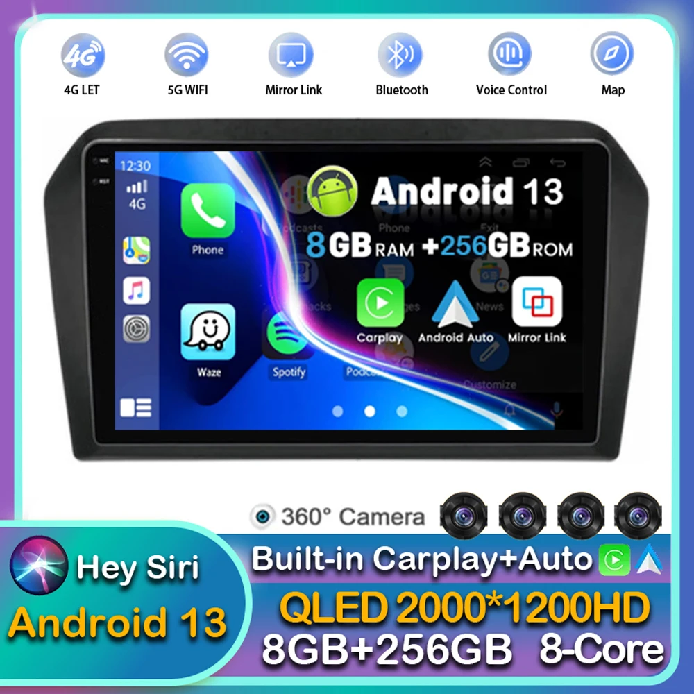 

Автомагнитола 2DIN, мультимедийный видеоплеер на Android 13 для VW Volkswagen Jetta 2013 2014 2015 2016 2017