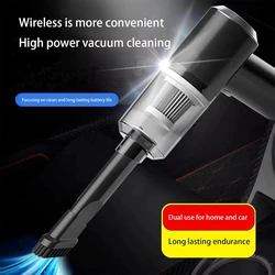 Handheld Car Vacuum Cleaner, 15000PA Portable Cordless, Dual use of blowing and suctionMulti-Nozzles, for Car, Home, Pet, Office