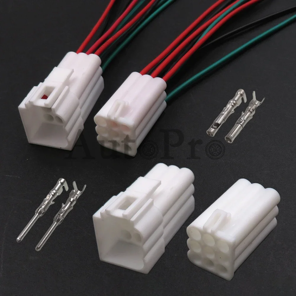 1 セット 9 穴 928522-1 AC アセンブリプラスチックハウジングオスプラグメスソケット自動車部品 928523-1 自動車電気コネクタ