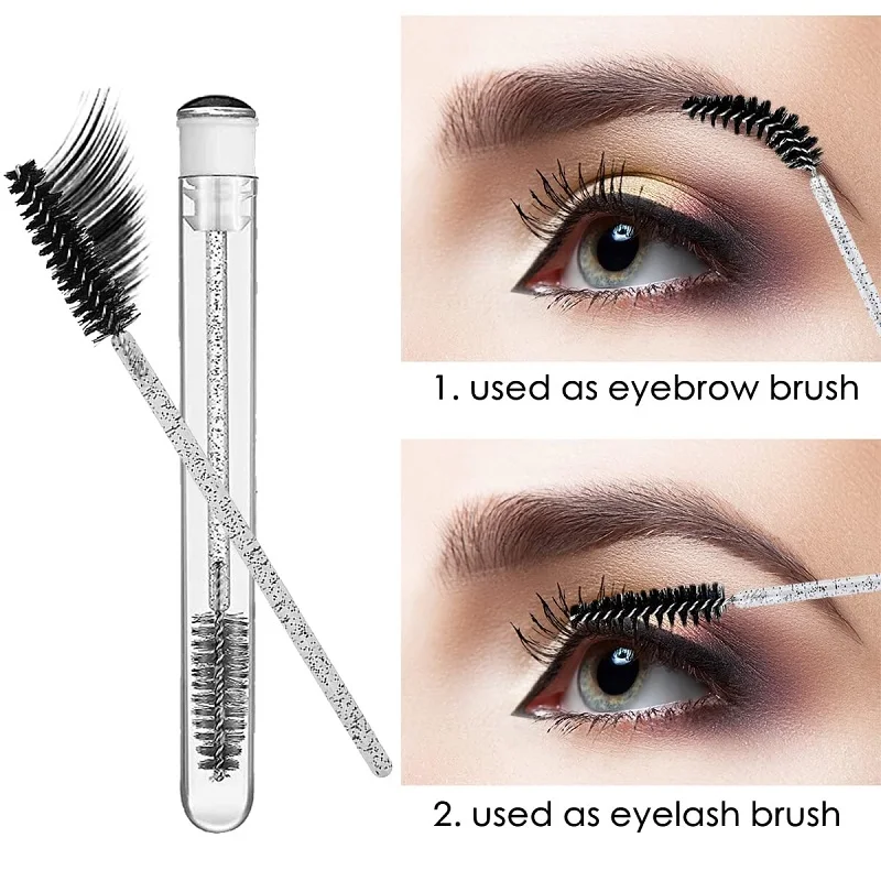 20/10/5 Stuks Wegwerp Mascara Borstels Wimper Borstel Vonken Diamant Mascara Wands Met Buis Make Lash Extension levert