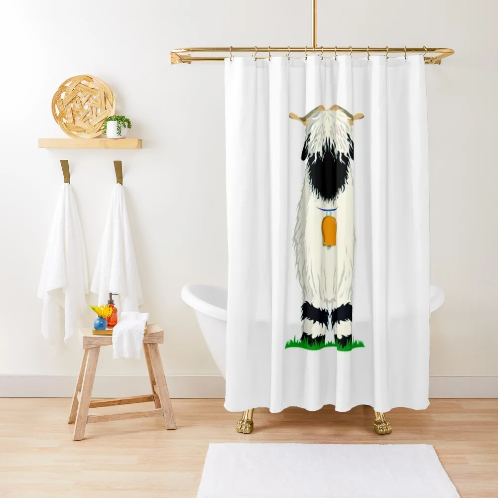 

Cute Sheep _Valais Blacknose sheep, sheep lovers Shower Curtain Waterproof Fabric Shower Bathroom Deco Bathroom Showers Curtain