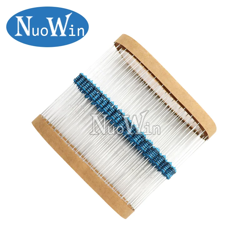 100pcs/Lot 1/4W 1R~22M 1% Metal Film Resistor 100R 220R 1K 1.5K 2.2K 4.7K 10K 22K 47K 100K 100 220 1K5 2K2 4K7 ohm resistance