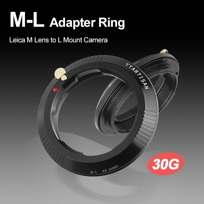 TTArtisan LM-L เลนส์อะแดปเตอร์แปลงอะแดปเตอร์แหวนสําหรับ Leica M Mount เลนส์ L mount กล้อง Leica L TL CL Sigma FP