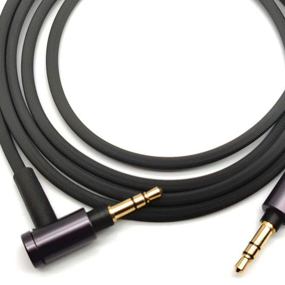 For Sony WH-1000 XM2 XM3 XM4 H900N H800 Headphone 3.5mm Audio Cable, 1.5M/4.9Ft Long (Black Without Microphone)