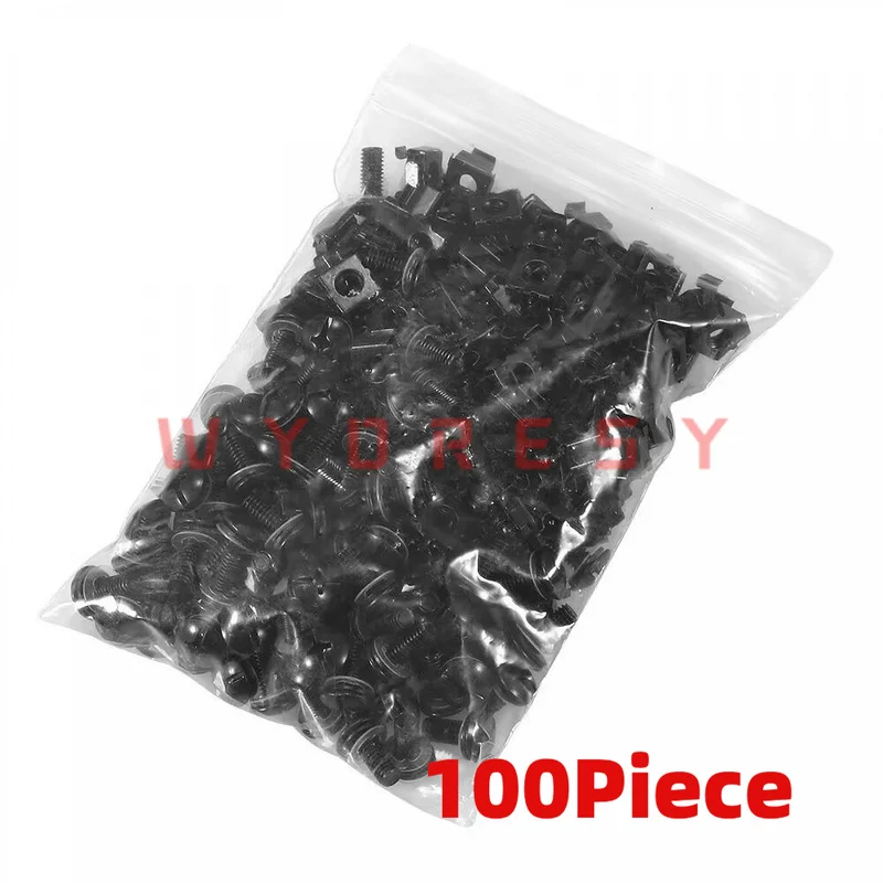 for 10/19 Inch Cabinet M6 Cross Snap Screws And Cable Management Bracket Complete Rack Accessories Secure Hardware And Organize