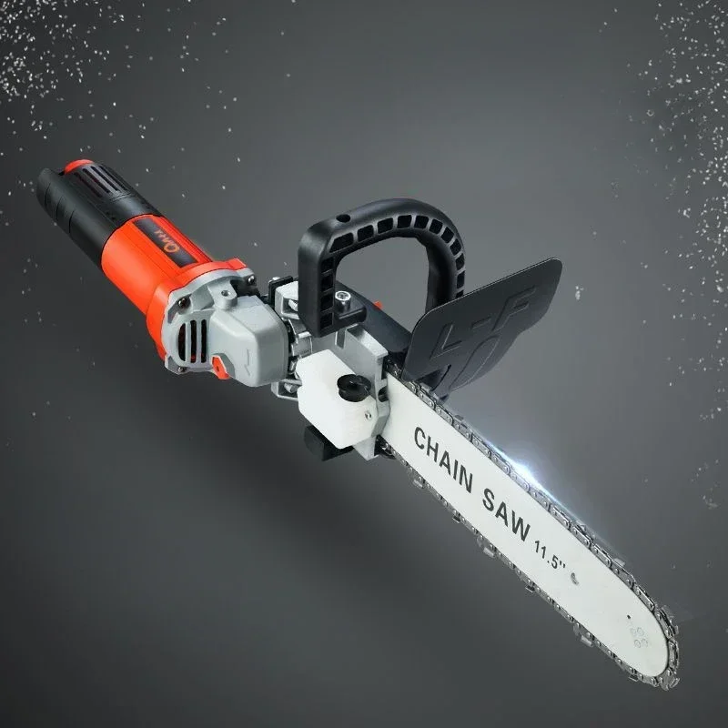 

Household 220V logging electric chain saw Small multifunctional woodworking angle grinder Multifunctional dual-purpose machine