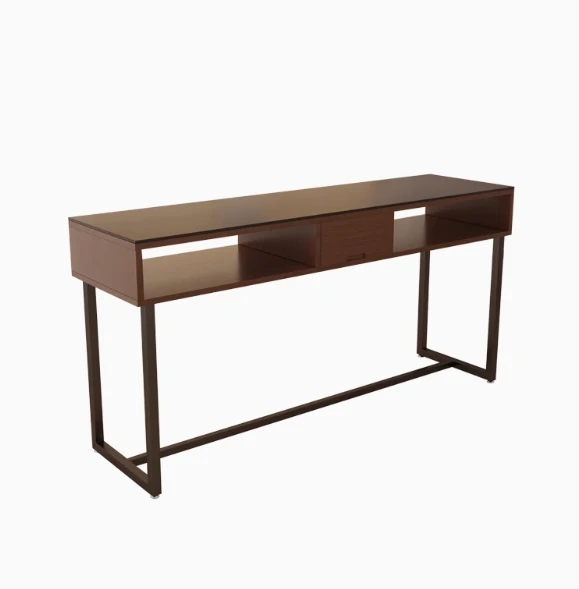 *Nail Art Table and Chair Set Nail Salon Dedicated Solid Wood Nail Table