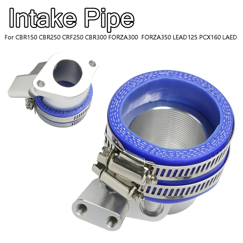 CNC Throttle Body Intake Pipe For CBR150 CBR250 CRF250 CBR300 FORZA300 FORZA350 LEAD125 PCX160