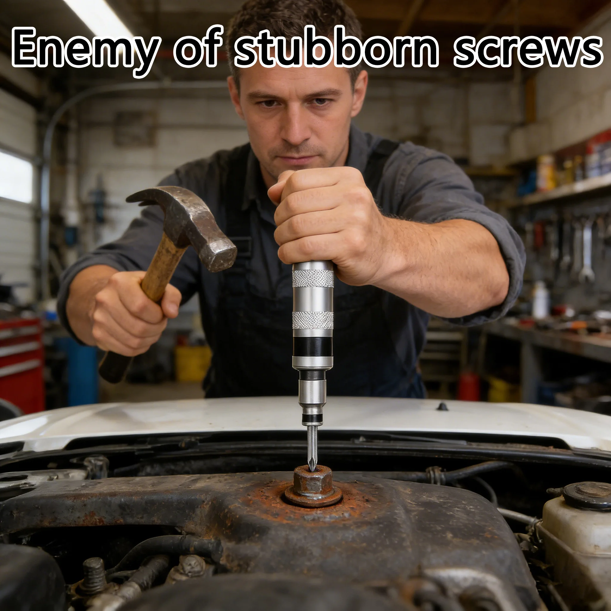 7 /13 قطعة مجموعة مفك تأثير اليد عكسها دائم السحابة مزيل المجمدة الترباس أداة تفريغ لورشة المرآب المنزلية