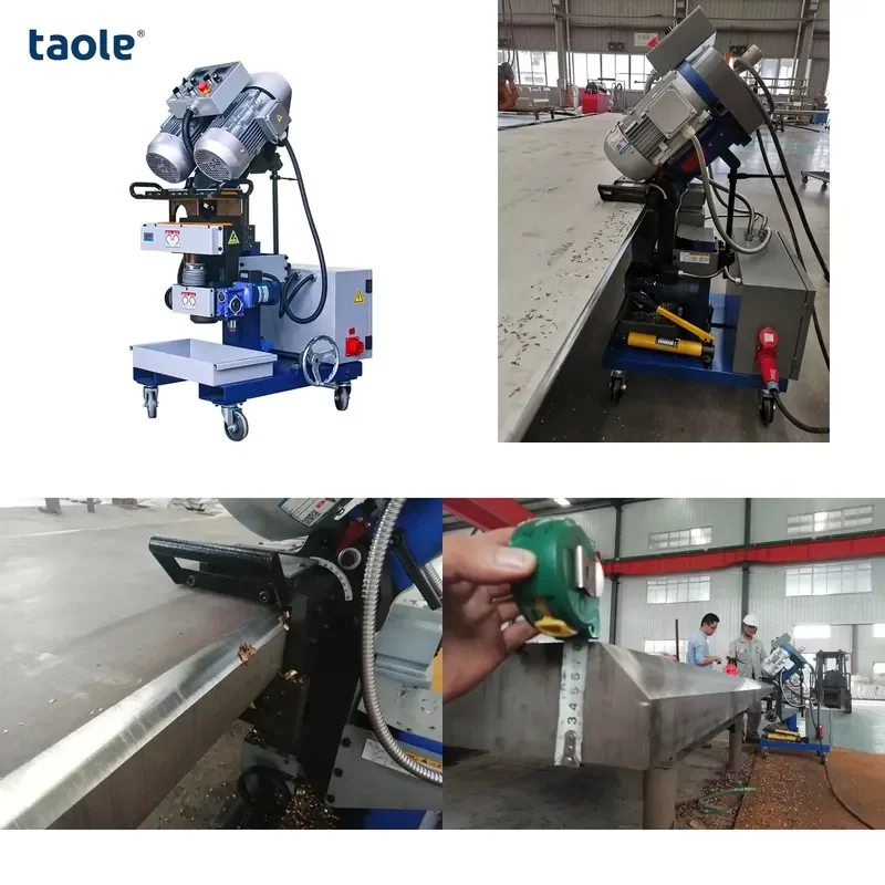 2026 CE TMM-80A Metal Steel Plate Edge Milling Beveling Machine