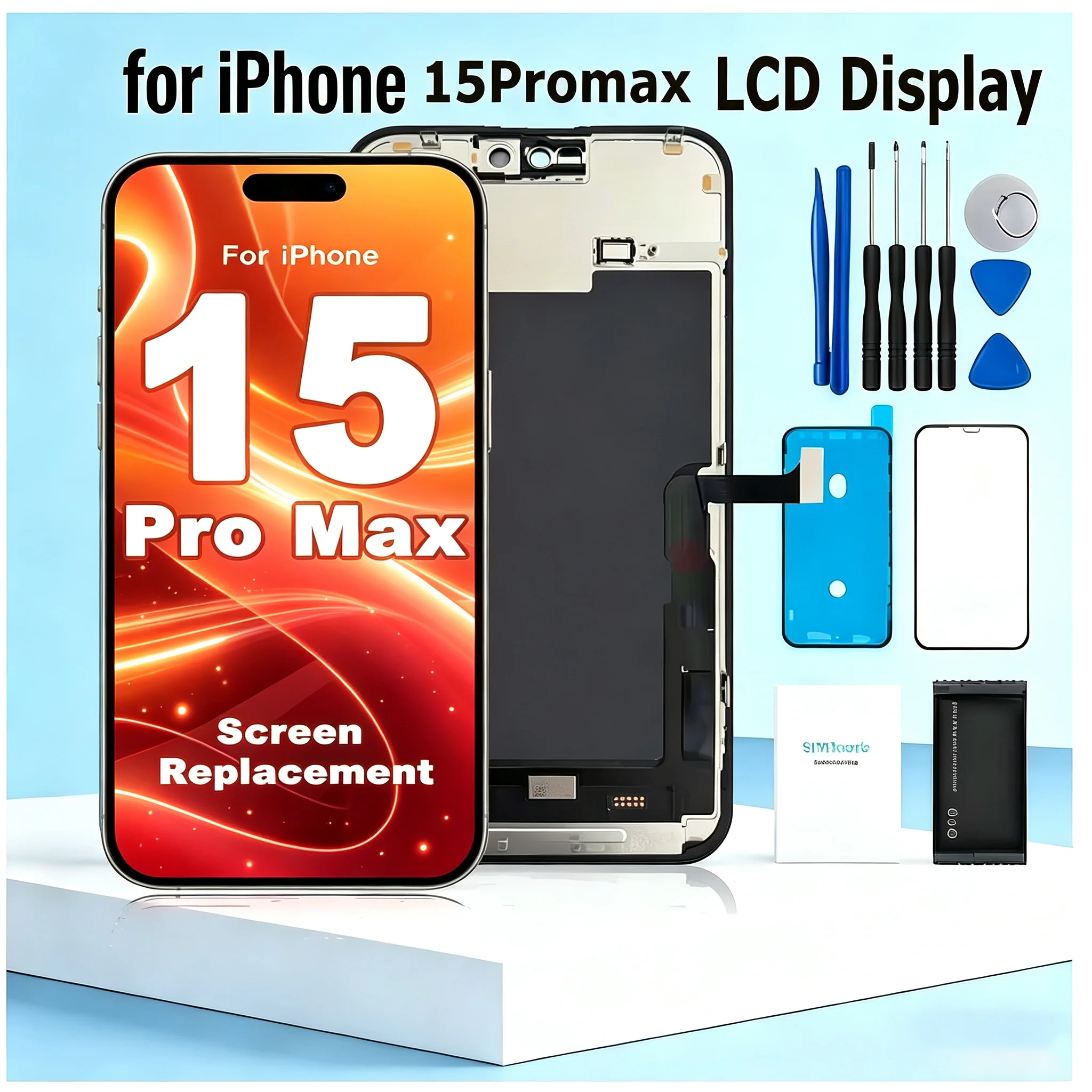 incell Pantalla For IPhone 15Promax LCD Display Touch Digitizer Assembly Replacement 15Promax LCD Screen With 3D Touch