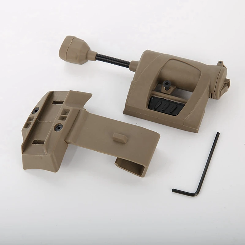 Helm lampu LED Airsofts taktis, Senter helm penghemat energi, 3mode