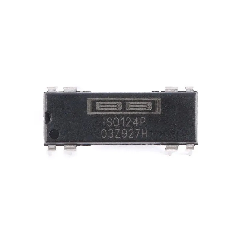 5pcs/Lot ISO124P PDIP-8 Isolation Amplifiers Precision Low Cost 1 Channel 50kHz Operating Temperature:- 25 C-+ 85 C