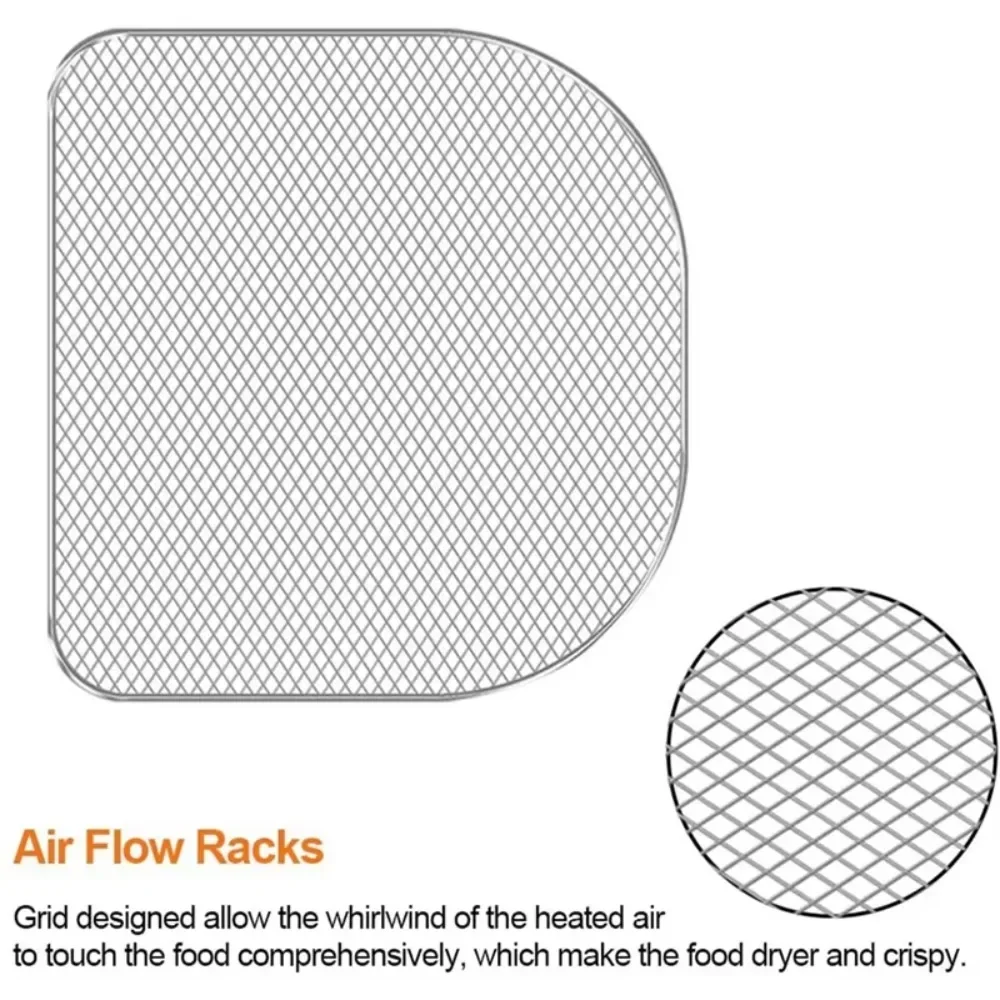 AD-Dehydrator Rack for Air Fryer Oven,6 Quart Air Fryer Accessories,Dehydrated Fruit and Meat,Air Rack,Dehydration Tray 3Pc