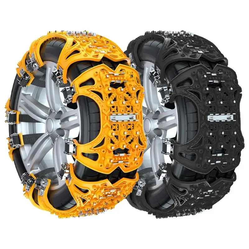 

Car Tire Chain Wear-Resistant And Durable Tire Anti-Slip Chain Easy To Use Multi-Functional Winter Driving Security Chains