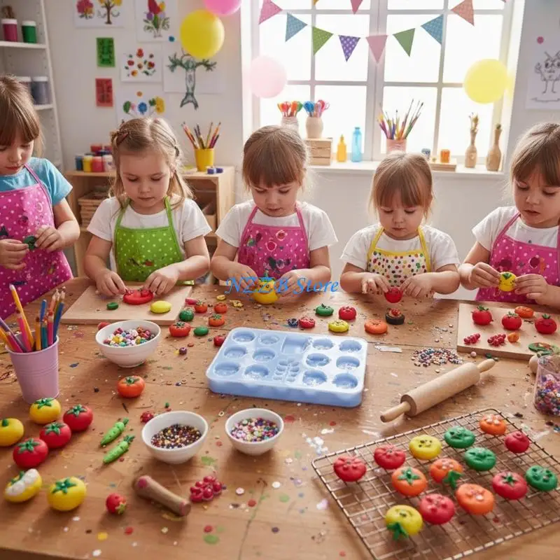 قالب سيليكون طماطم حرفي مقاوم للحرارة T21F للمشروعات اليدوية الإبداعية #3